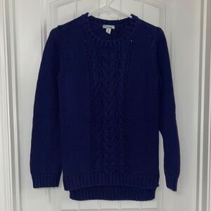 Old Navy Deep Blue Women's Crew Neck Sweater